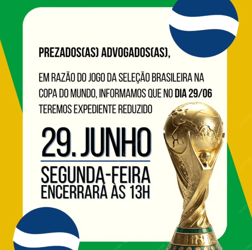🇧🇷  Comunicado: Expediente Copa do Mundo  🇧🇷
