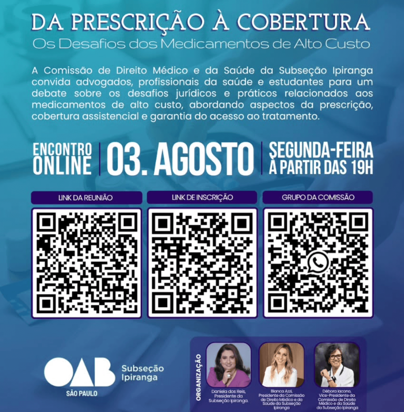 Da prescrição à cobertura: os desafios dos medicamentos de alto custo