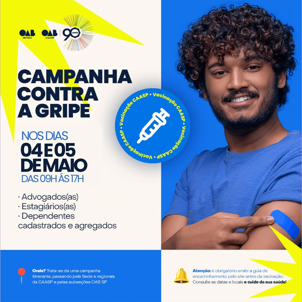 CAASP: Campanha de vacinação contra a gripe