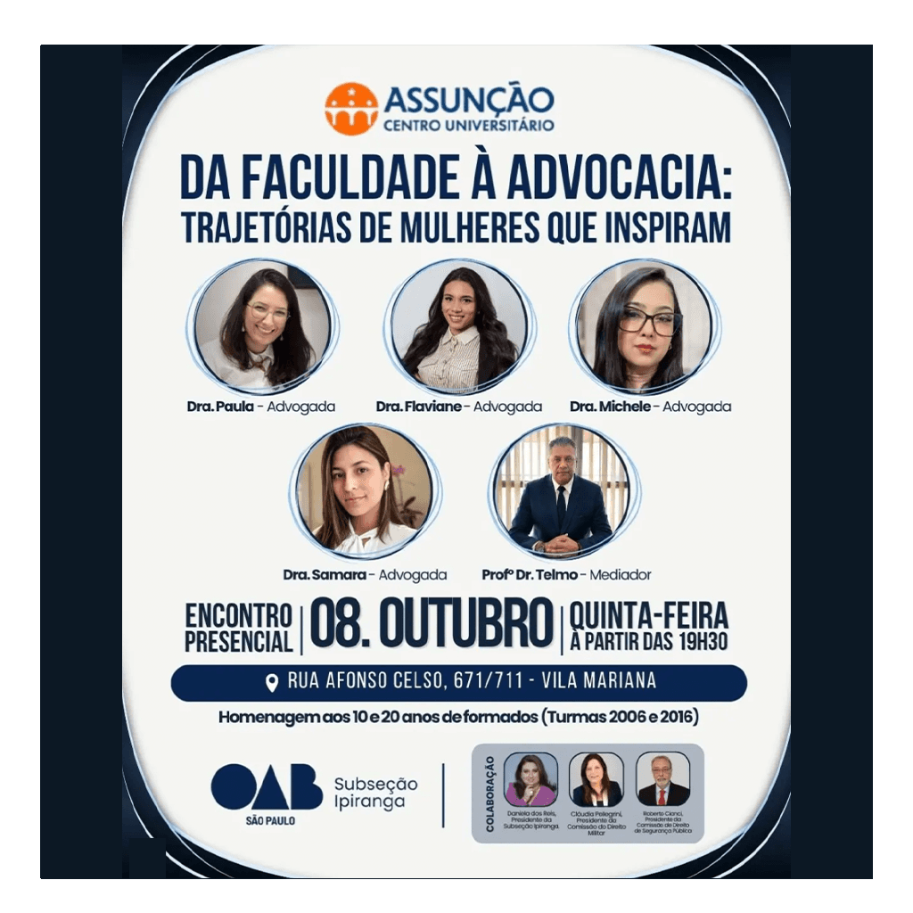 Da Faculdade à Advocacia: Trajetórias de Mulheres que inspiram